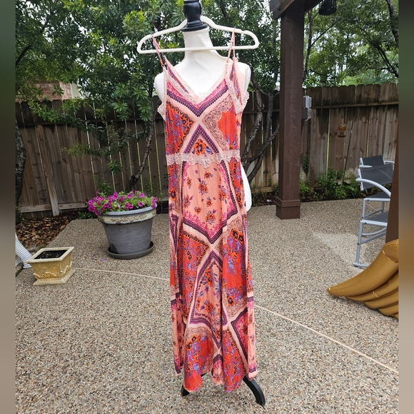 Free people Stevie Scarf Print Maxi Dress   XS - Picture 5 of 16